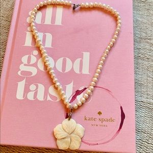 Fresh water pearls & seashell necklace from Hawaii